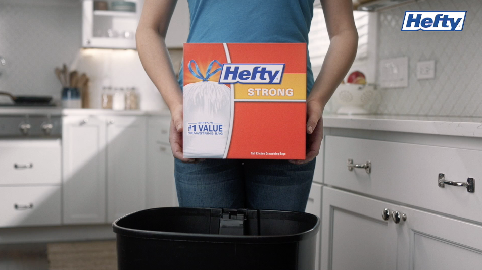 Hefty kitchen deals trash bags